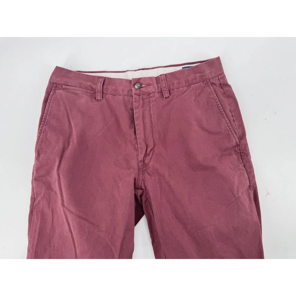 Polo Ralph Lauren Chino Pants‎ 31x32 Men Burgundy Classic Fit Preppy Golf